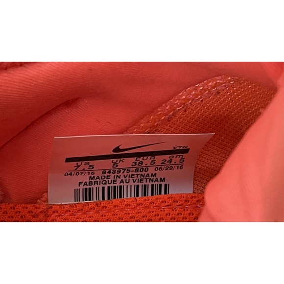 2016 Nike Air Zoom Strong Training Sneakers/Shoes 843975-800 Women's Size 7.5 - Picture 4 of 9